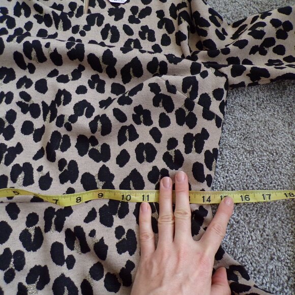 Kate Spade leopard print fit and flare feminine dress 4 - Picture 6 of 9